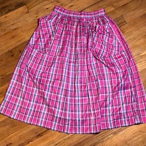 Vintage Plaid Skirt Size 9
